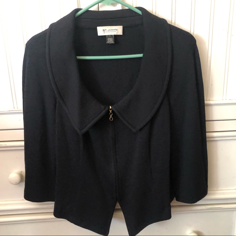 St. John Knit Black blazer